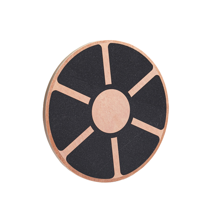 ProSourceFit Wooden Balance Board Non-Slip Wobble Core Trainer 15.75in Diameter