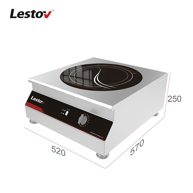 220V 5KW коммерческий Электрический нагреватель индукционная плита под вок, Кухонная Плита Использовать в ресторане