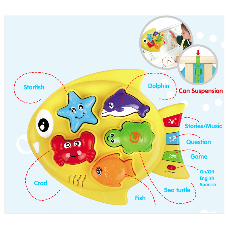 Amazon Hot 2in1 ocean park learning fun Early Educational Baby Toys