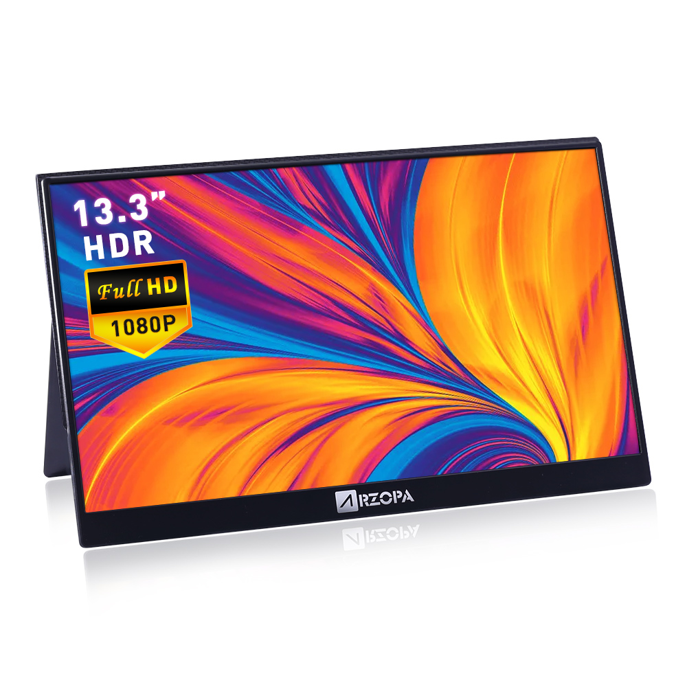 FHD IPS 133 дюйма 4k монитор игровой портативный монитор LCD 1080P компьютерные мониторы с microtouch Type-C USB для ноутбука ПК