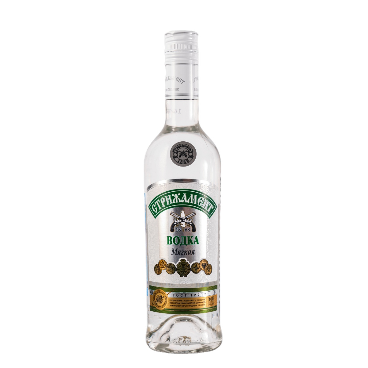 Vodka "Strizhament" Soft, 0.5 L., Strength 40% Vol.