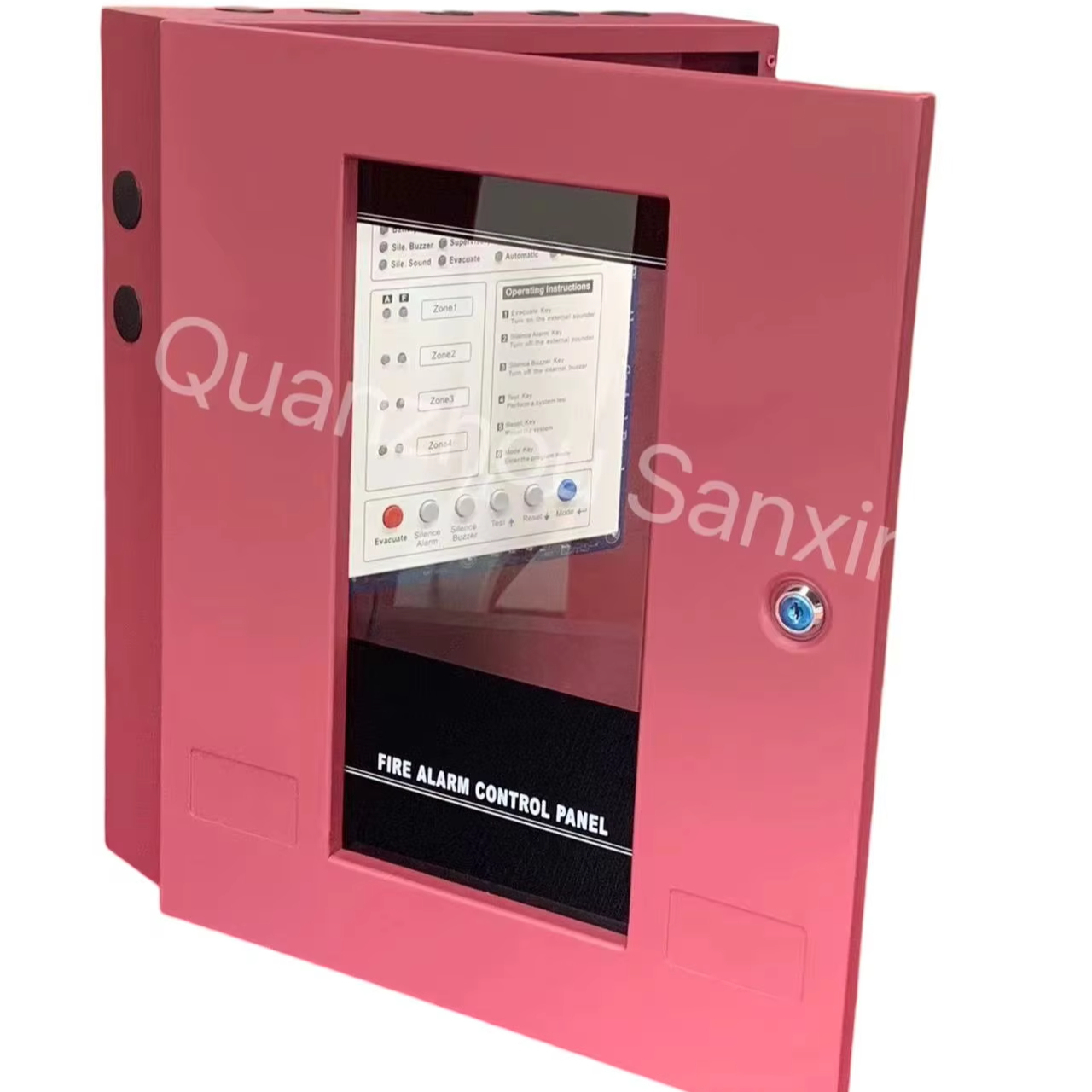 Factory 1-8 Loop Wireless Addressable Fire Detection & Alarm System Graphic Monitor Control Panel