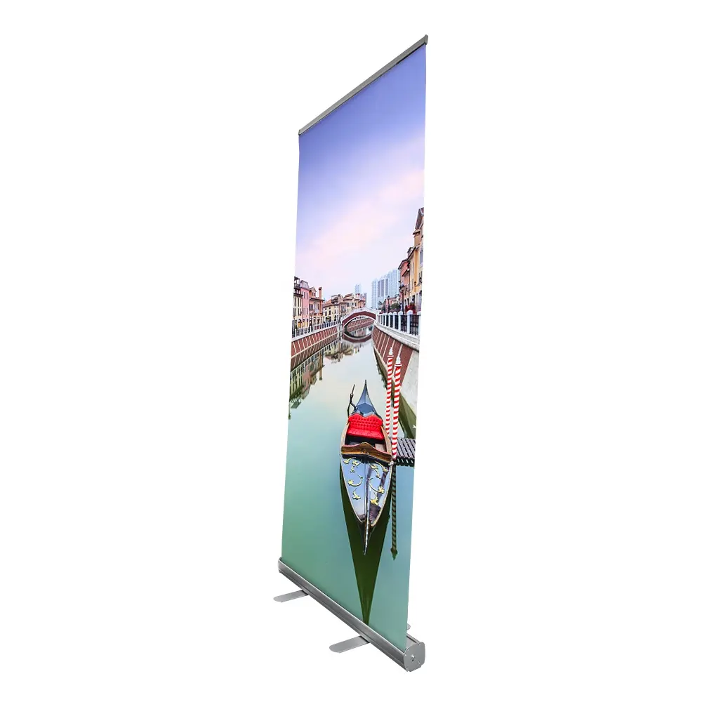 Roll Up Stand Wholesale Cheap Business Price Aluminum Single Side Stand Up Roll Up Banner Roller Stand Design
