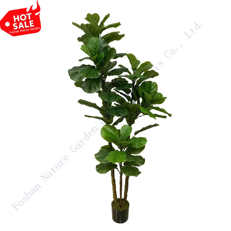 Ornamental Fake Fig Lyrata Plant Artificial Tree For Sales