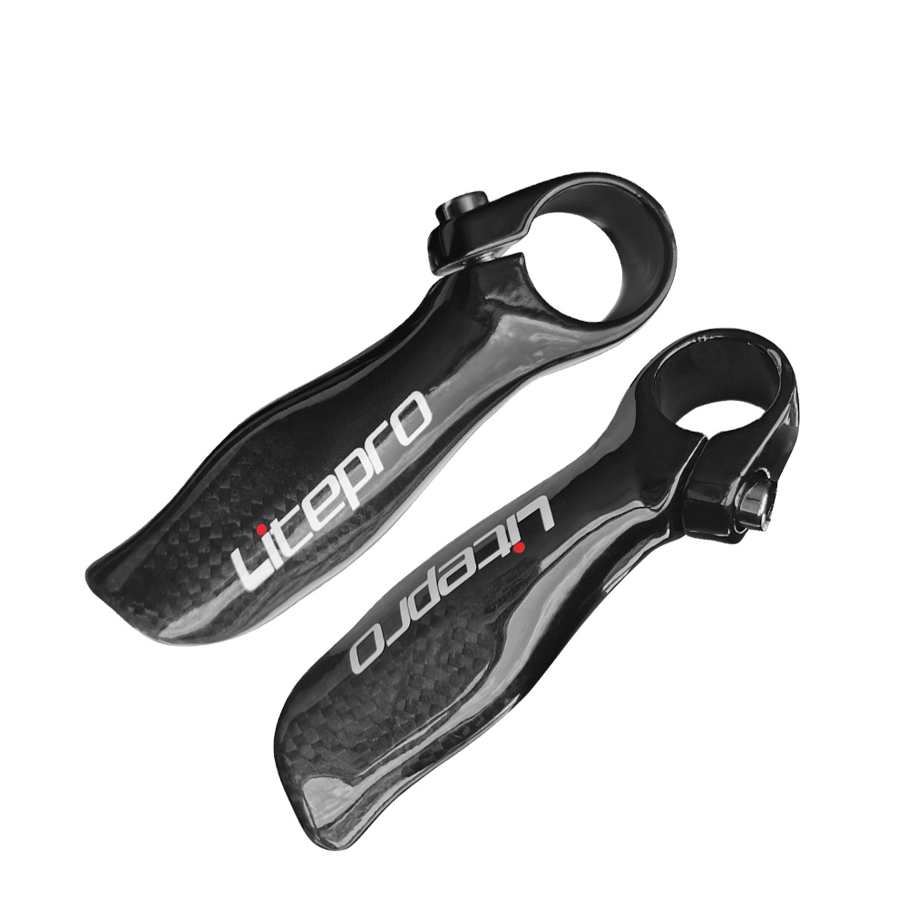Маленькие тиски Litepro из углеродного волокна для горного велосипеда, дорожные звуковые ручки, набор велосипедных аксессуаров, ручка-тиска для Бромптона