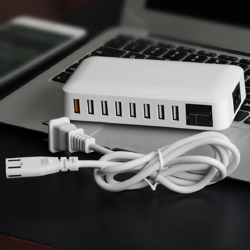 USB зарядное устройство 8 USB зарядная станция мульти порт USB зарядное устройство 60 Вт 8 Порт настольное зарядное устройство