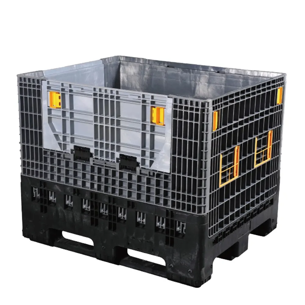 Heavy Duty Logistic Storage Collapsible Plastic Pallet Box Crate