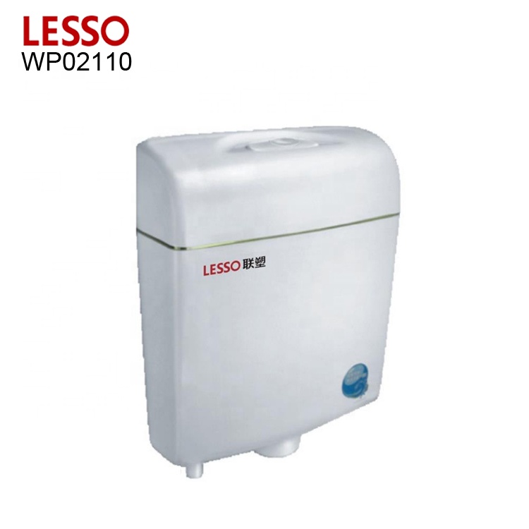 LESSO WP02110 экологически чистый пластиковый одноканальный настенный резервуар, верхний резервуар для унитаза, пластиковый резервуар для унитаза