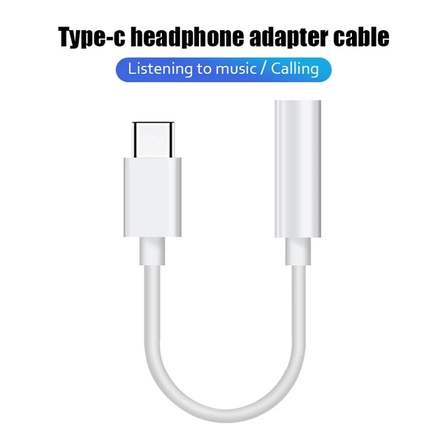 Aux-адаптер с разъемом Usb Type-C 3,5 мм на 3,5 мм для наушников, аудиокабель для Samsung Note 20 Ultra S20 Plus Google Pixel 4 xl