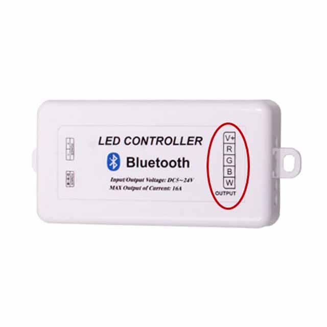 12V RGBW RGB синий зуб контроллер для морской лодки подводные фонари