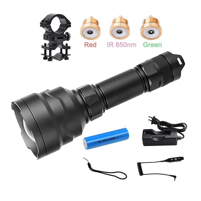 Nitesun HT11 CREE масштабируемый красный фонарь наружный светодиодный фонарик охотничий фонарь