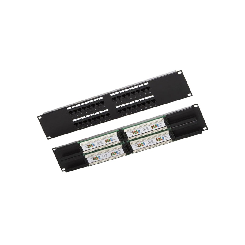 2U 19 дюймов cat5e cat6 32 портовая коммутационная панель