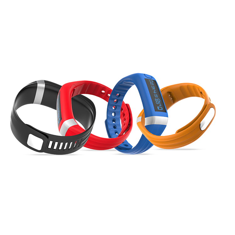 Waterproof Simple Sport Fitness Tracker Wechat Incoming Call SMS Reminder Smart Bracelet