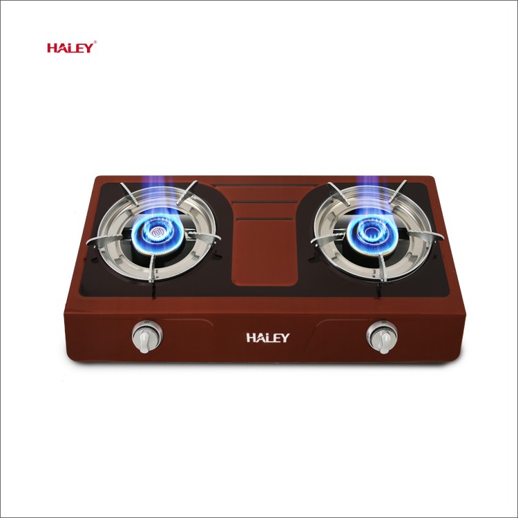 HALEY HY-1507, новая модель, Высококачественная Домашняя Плита из нержавеющей стали, 2 горелки из природного газа