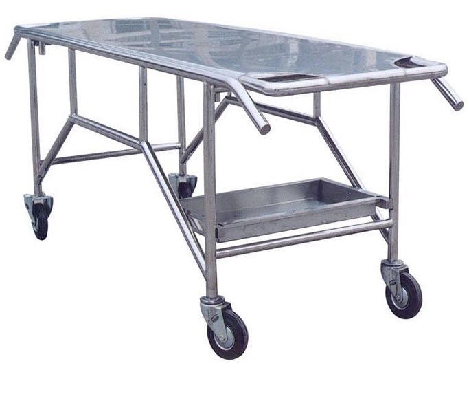 Hospital mortuary equipment corpse transfer trolley mortuary trolley