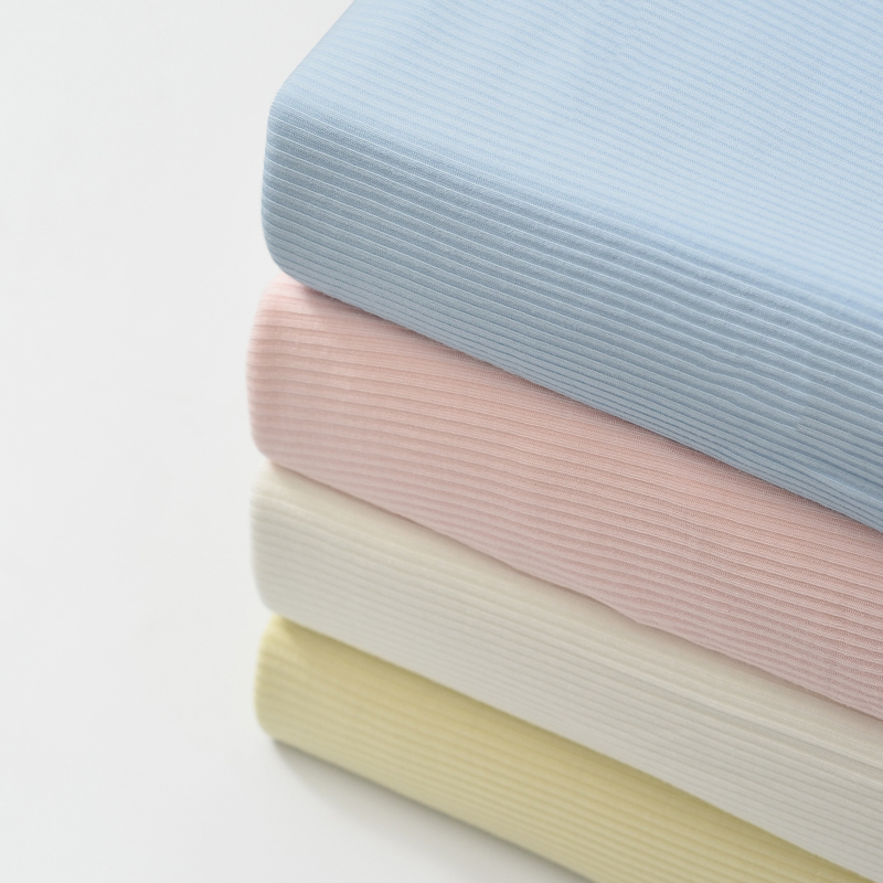 50s Super soft Rayon pit strip knitted fabric 95% viscose 5% spandex knitted fabric baby fabric