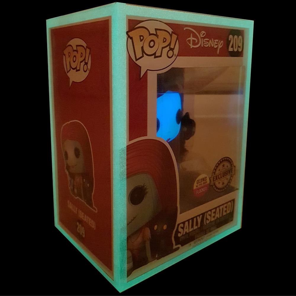 Hoichow 4 "светящийся в темноте защитный чехол для игрушек Funko упаковочная коробка