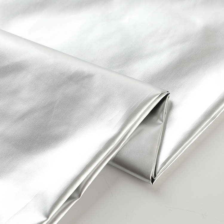 100% nylon waterproof rain coat fabric for outdoors bag tents material silver fabric