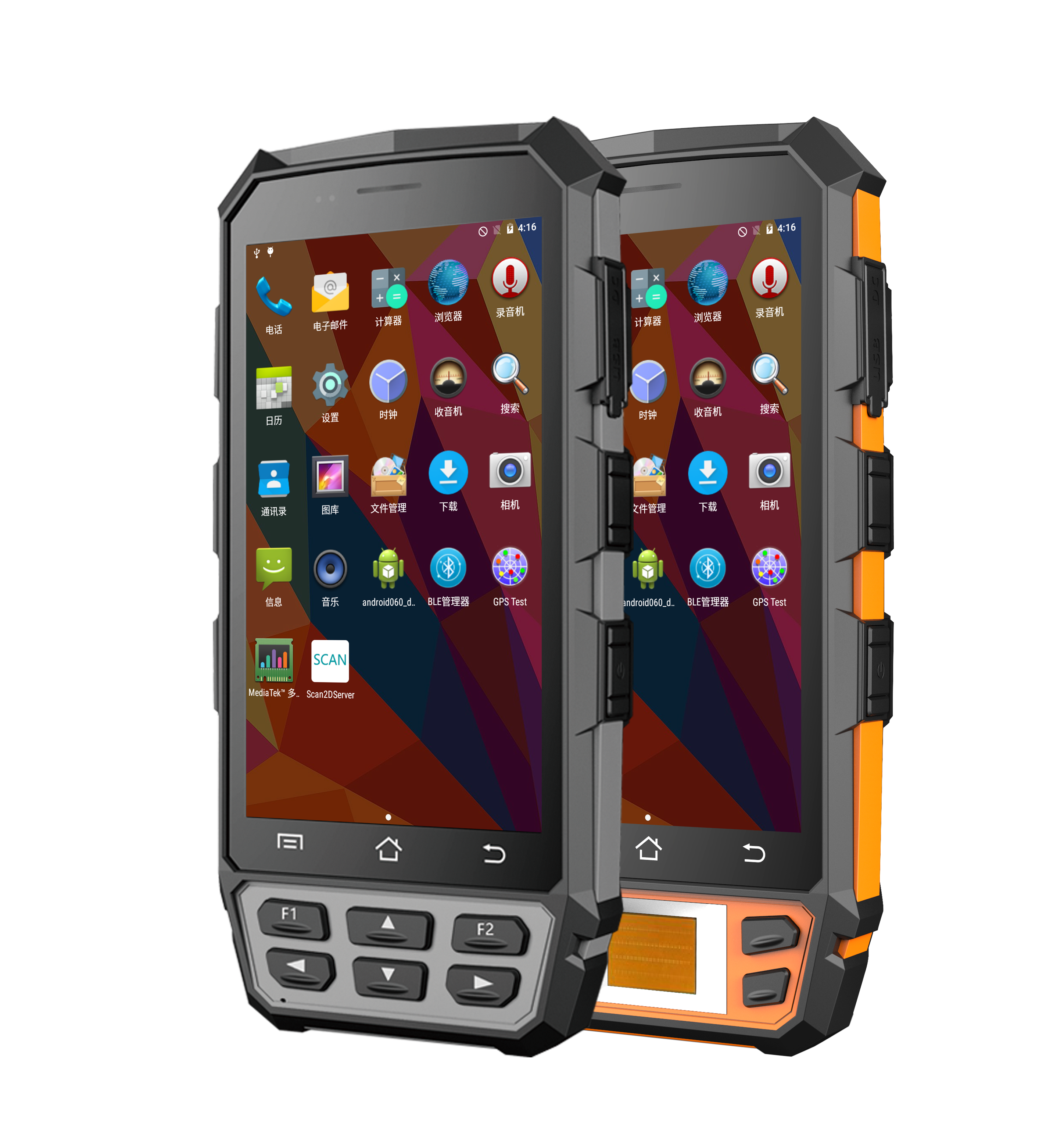Android Ручной промышленный прочный Смартфон PDA Windows UHF RFID 2D сканер
