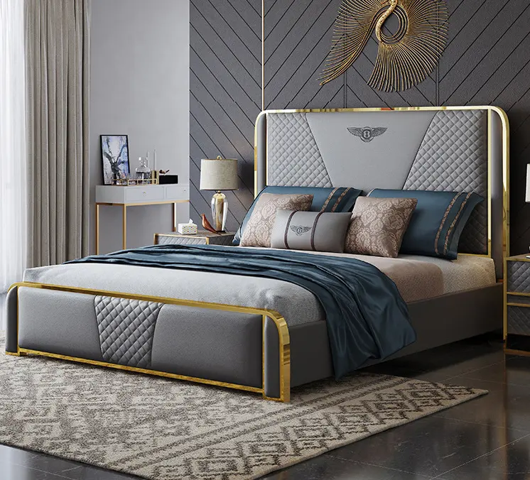 Итальянский новый домашний комплект мебели для спальни, Современная Индия, низкая цена