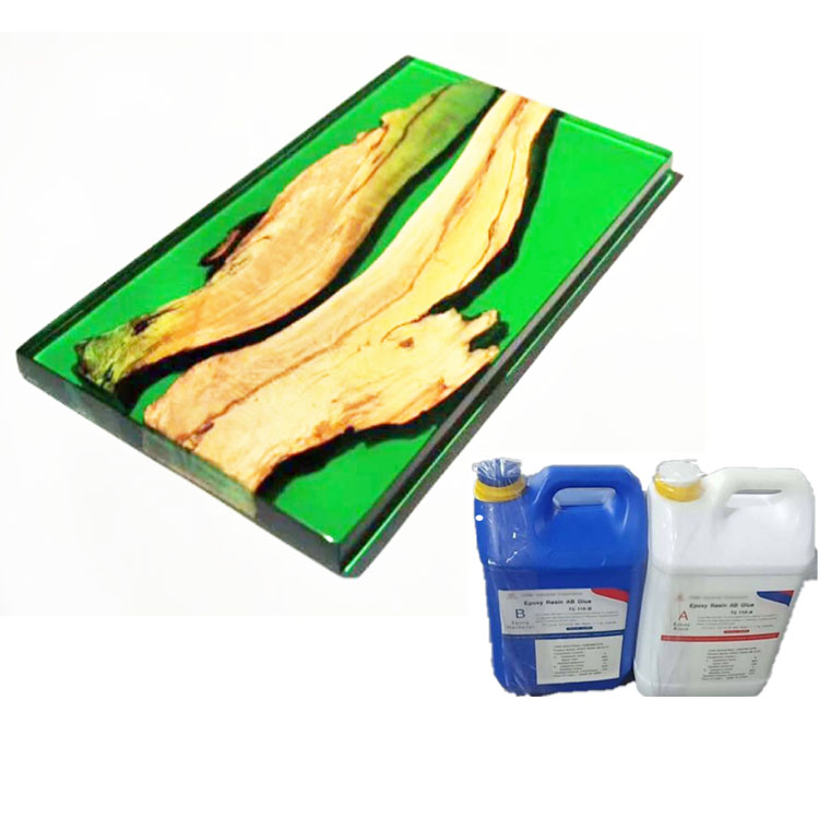 No Bubbles No Yellowing Quick Drying 5 Transparent Desktop Art Curing Agent Price Liquid Epoxy Resin Crystal Clear