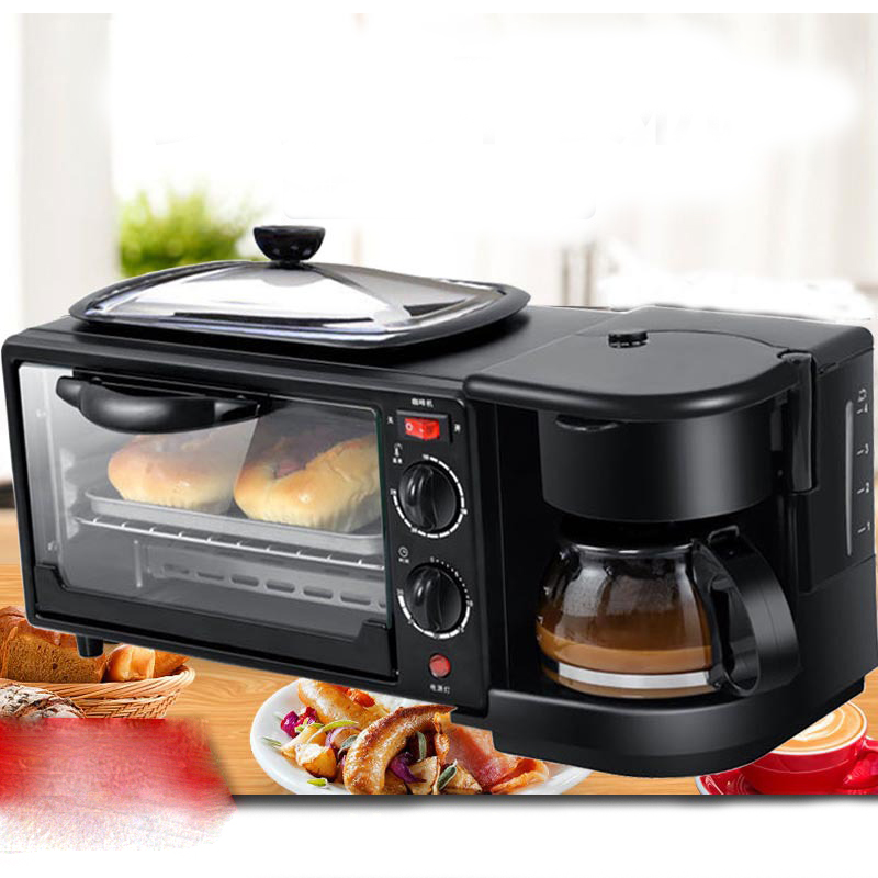 3 in 1 breakfast station Kitchen Appliances Baking Cooking Electric microwave station oven coffee maker and hot multifunctional