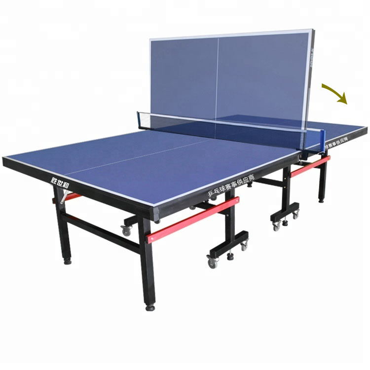Professional Equipment Standard Size Folding PingPong Table with Folded Legs Foldable Table Tennis Table For Indoor