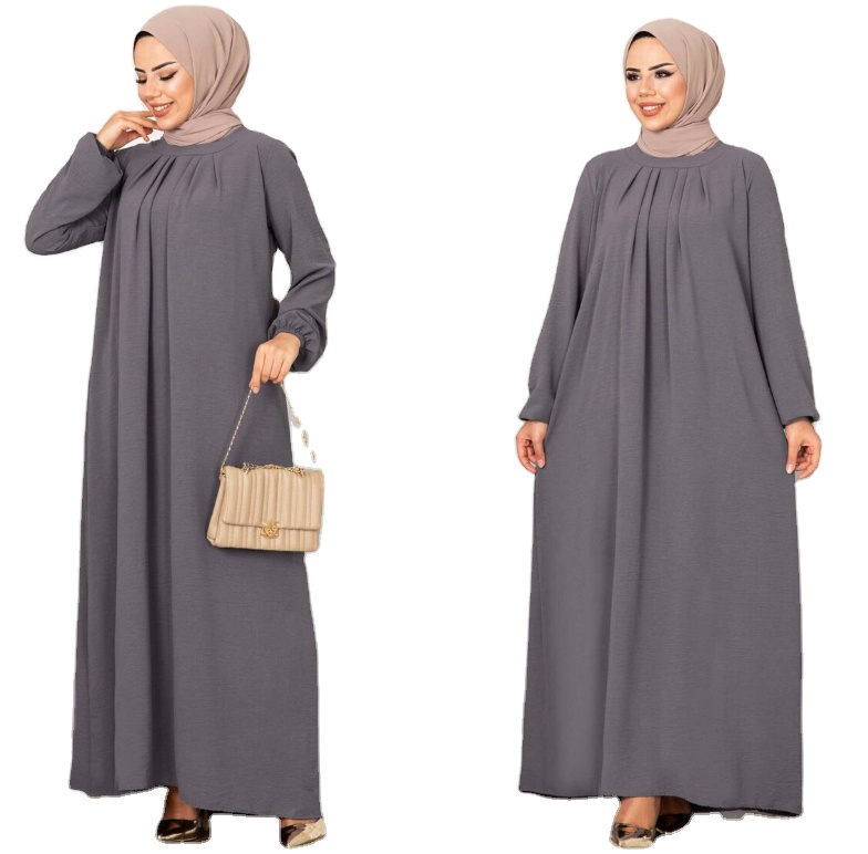 Dubai Abaya 2024 Muslim Women Prayer Jilbab Khimar Niqab Set Islamic Ethnic Clothing with 2 layer hijab abaya women muslim dress