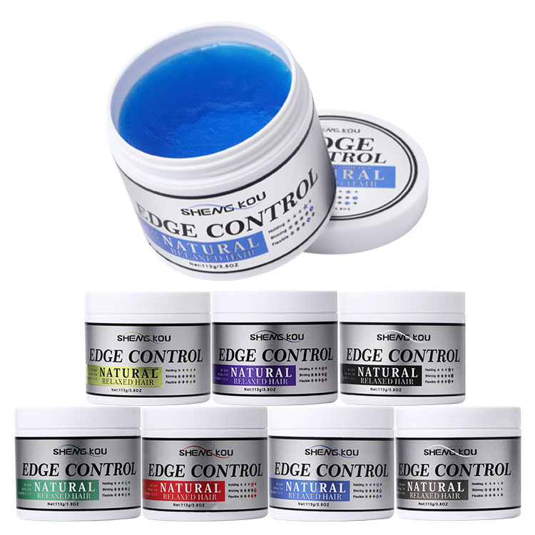 Private label natural Olive oil mens hair wax styling pomade water based high shine hair colour wax