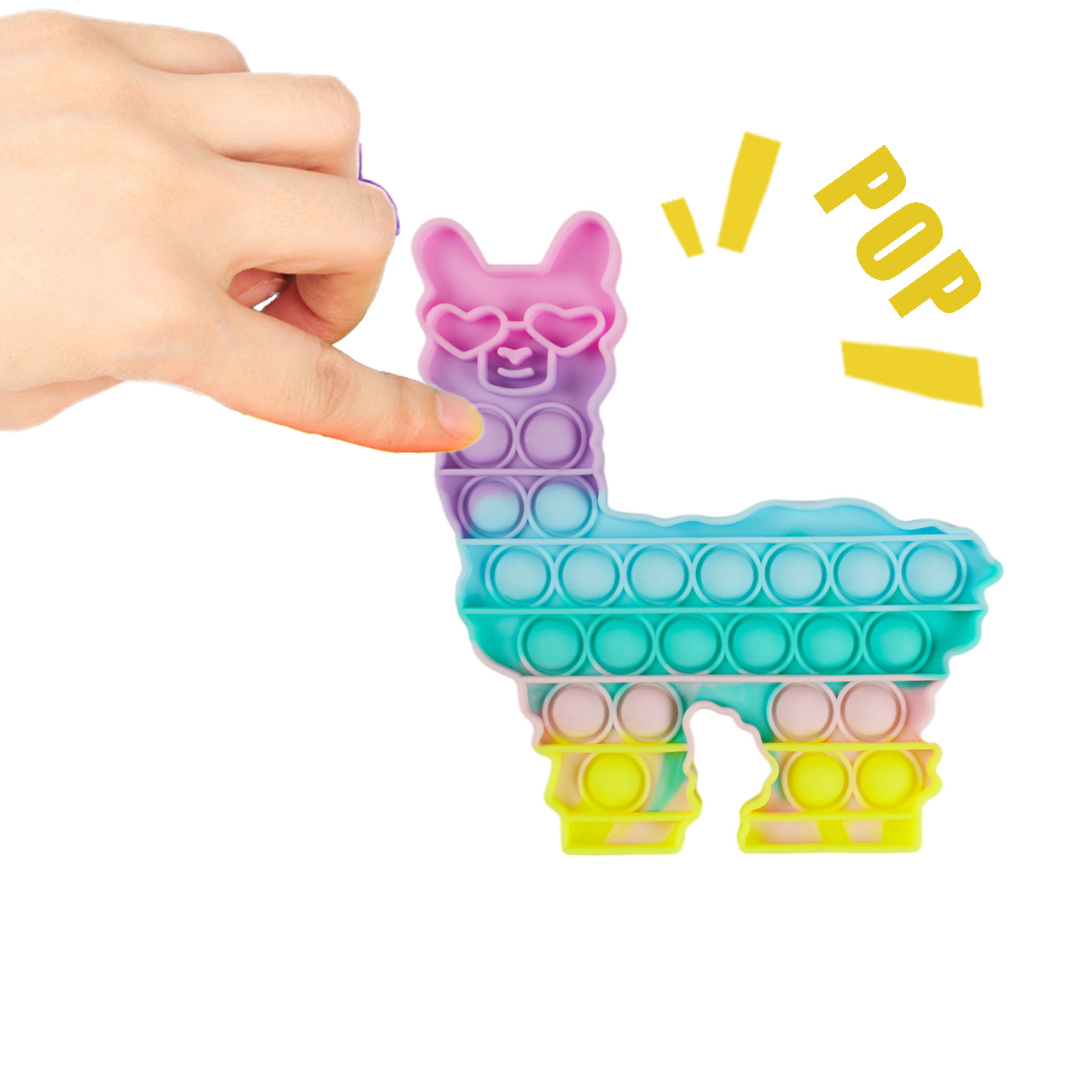 Новые силиконовые игрушки Timi's Fidget, Альпака Настольный Push Pops Bubble Sensory Poppet для детей