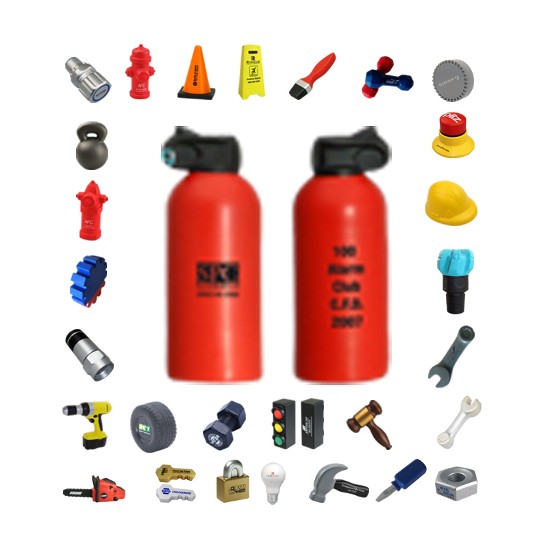 Fire Extinguisher Shaped Stress Ball Wholesale Promotional Pu Antistress Ball Promotional Fire Extinguisher Stress Ball
