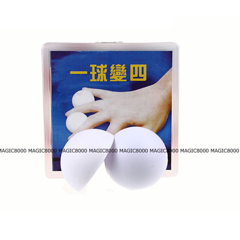 Magic Tricks One Ball Becomes Four Classic Toys Stage Magic Accessories Multi Color Magic Props