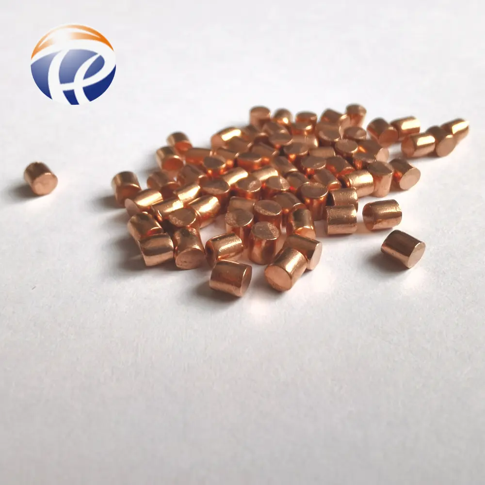 Copper pellets High Purity 5N Sputtering Targets Copper Granules Grains In Stock