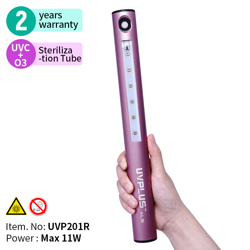 ALS rechargeable portable intelligent uv ozone business trip hotel sterilization equipments