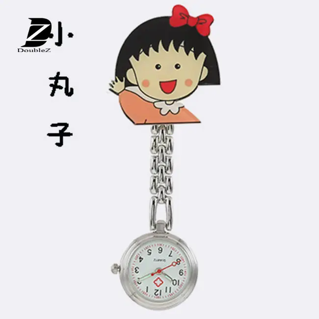 Cartoon Nurse Lapel pin watch