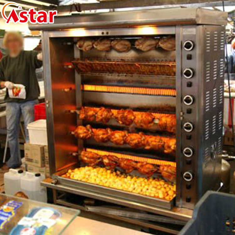 Commercial large gas electric Chicken roaster Rotisseries Grill for Sale Rotisserie Chicken Oven