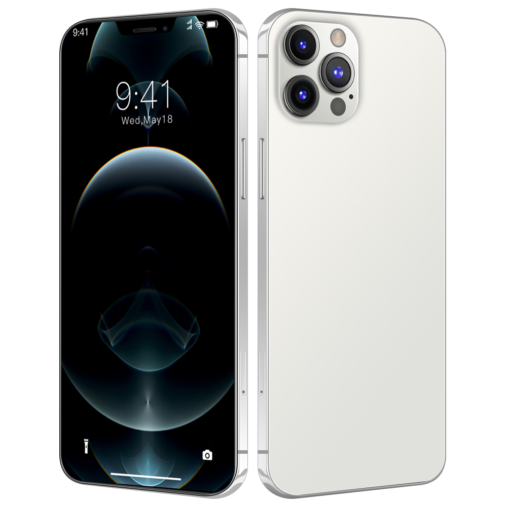 I12 pro max 6,7 дюйма высокой четкости с функцией распознавания лиц оригинальный смартфон 12 Гб + 512 Гб Высокое разрешение Android мобильного телефона