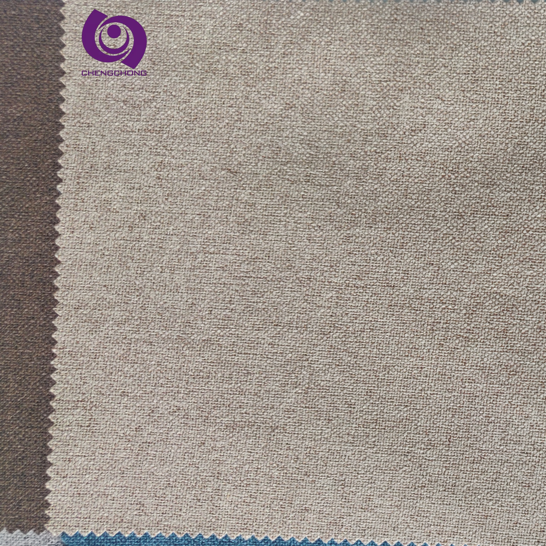 CC-9019 100%POLYESTER Wrong Side Embossed New Arrived Curtain Fabric