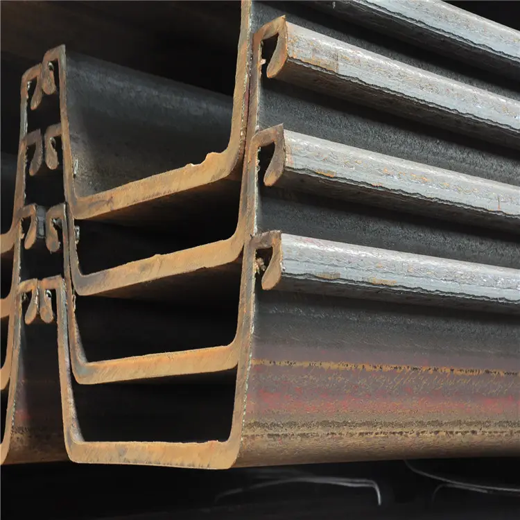 Sheet Pile Suppliers 400x100x10.5mm Type 2 Hot Rolled U Type Steel Sheet Pile For Construction