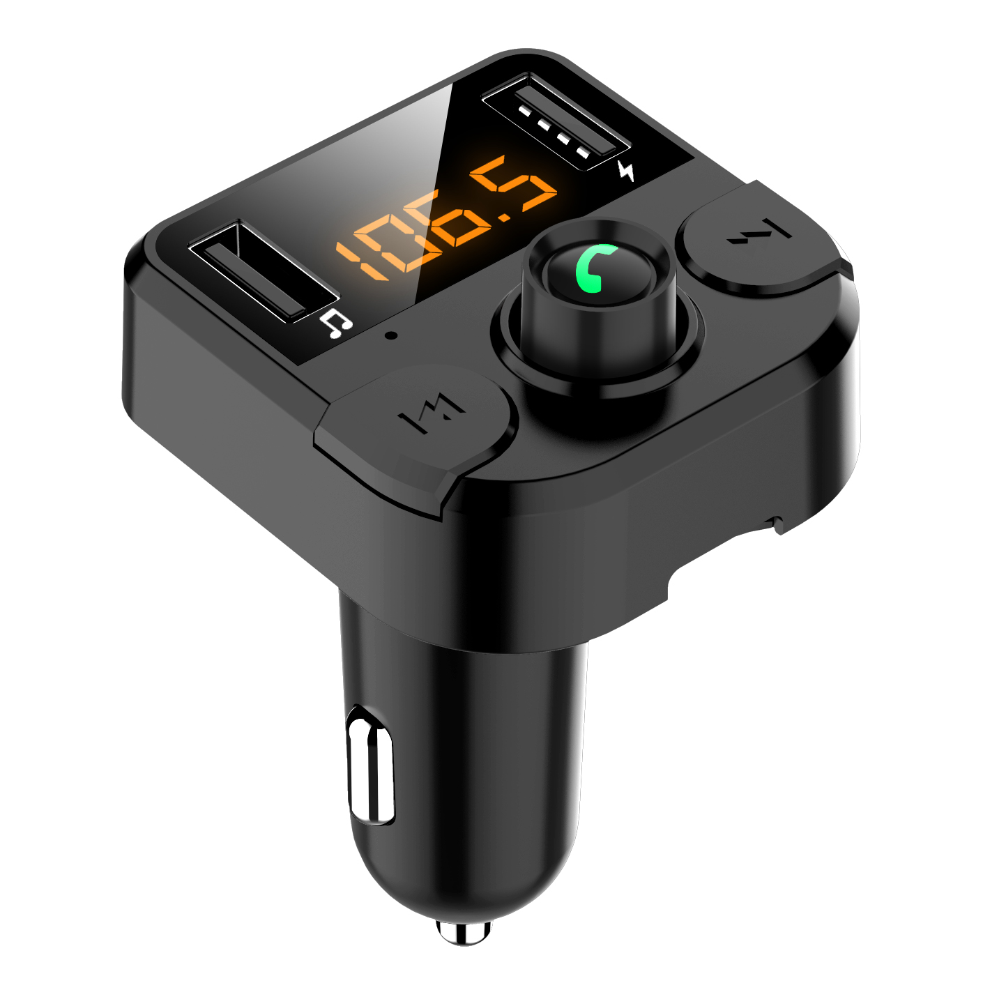 BT36B новый двойной USB TF автомобильное зарядное устройство Bluetooth 5,0 автомобильный комплект MP3 музыкальный плеер Handsfree Вызов беспроводной fm-передатчик