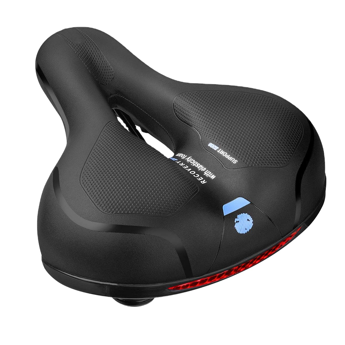Mountain Cycling bike accessories oversize Thickened comfortable leather Bicycle big Bum Spring Saddle Seat Cushion bicycle sadd