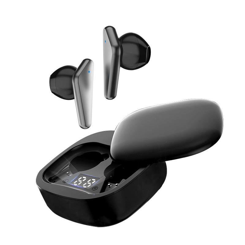 Новые беспроводные наушники Bluetooth 5,0 наушники-вкладыши TWS Bluetooth гарнитура с сенсорным управлением LED дисплей питания поддерживает беспроводную зарядку