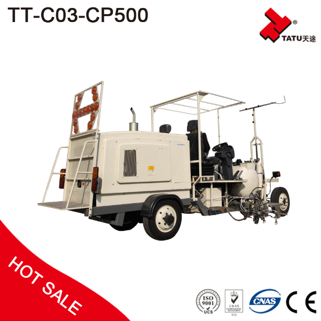 TT-C03-CP500 тип автомобиля холодной краски высокого давления безвоздушного распыления аппарат для нанесения Дорожной Разметки