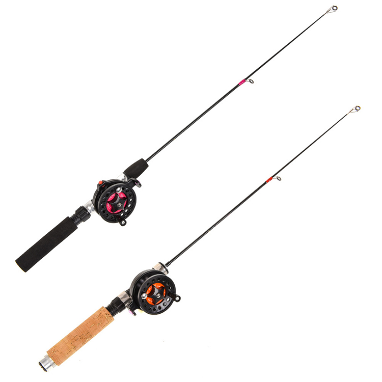 Winter Telescopic Glass Fiber Ice Fishing Rod Set