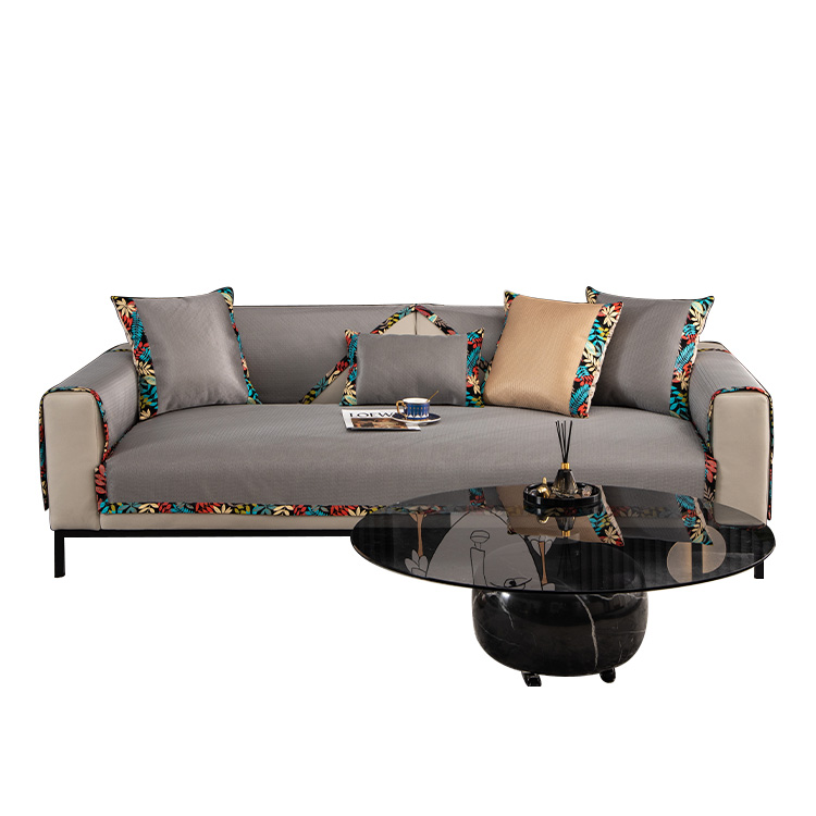 Summer factory price sofa cushion ice silk cushion breathable non-slip living room universal sofa cover
