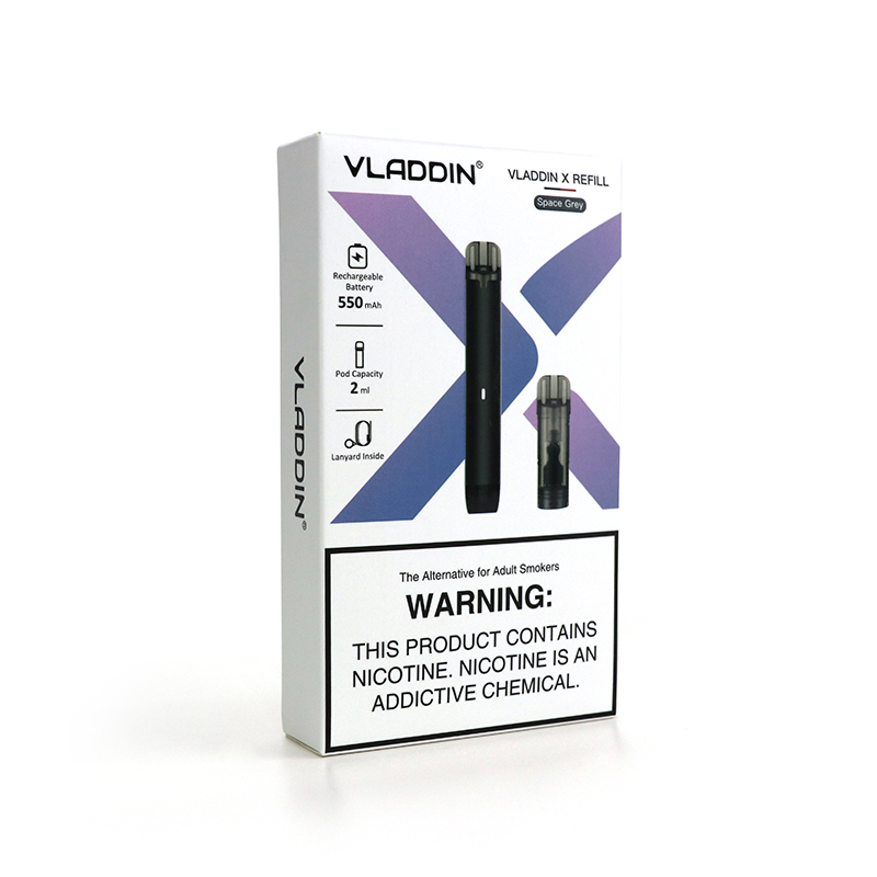 Quick charge Wholesale Vape Vapeman Factory Vladdin X Pod 550mAh 2ml Vladdin X Refill Kit