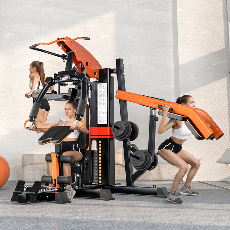 Hot Sale Unisex 3 Station Home Gym Equipment Versatile Multi-Function Strength Fitness Training Tool