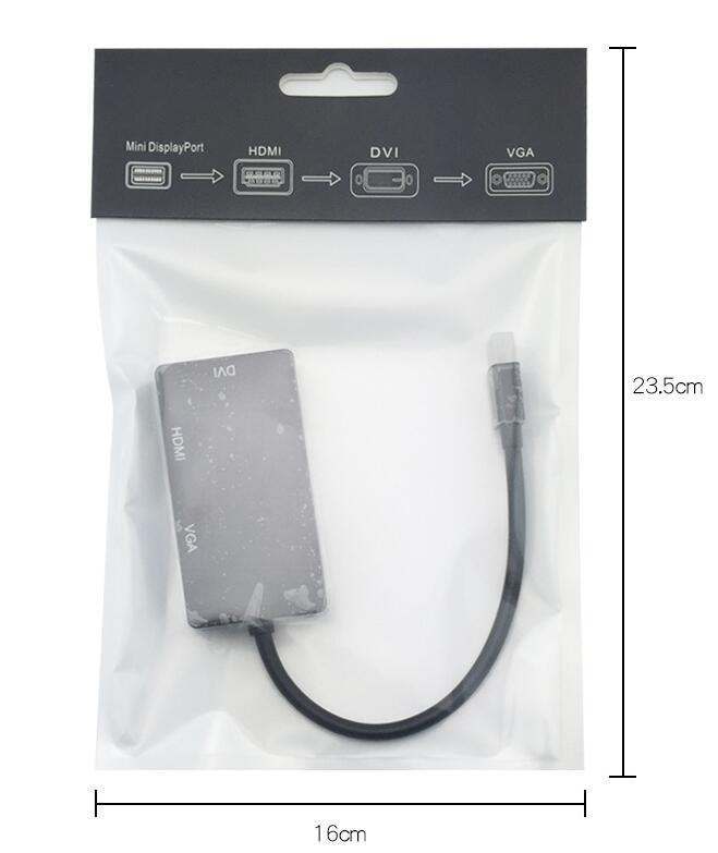 Mini Display Port to DVI VGA HD-MI 4k адаптер Компьютерные аксессуары