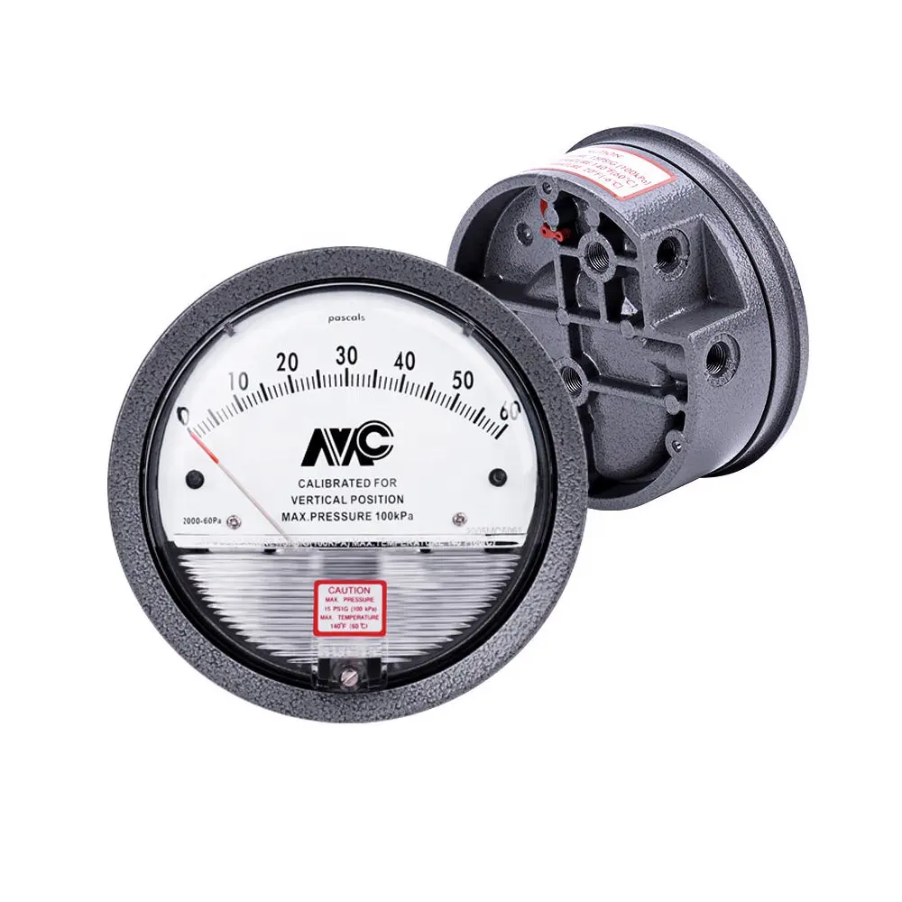 MC2000 Differential Pressure Meter  Positive And Negative Pressure Air Pressure Gauge With Good Price