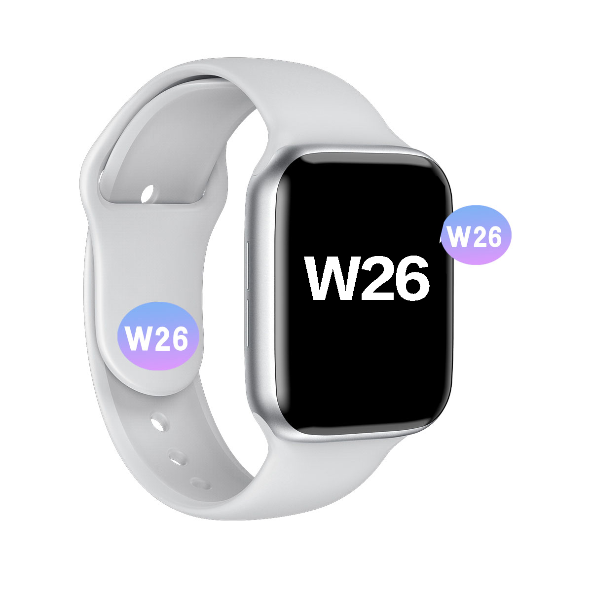 1.75 Inch Smart Watch W26 Series 6 Fashion Sport Fitness Tracker Wristwatch Bracelet Smartwatch